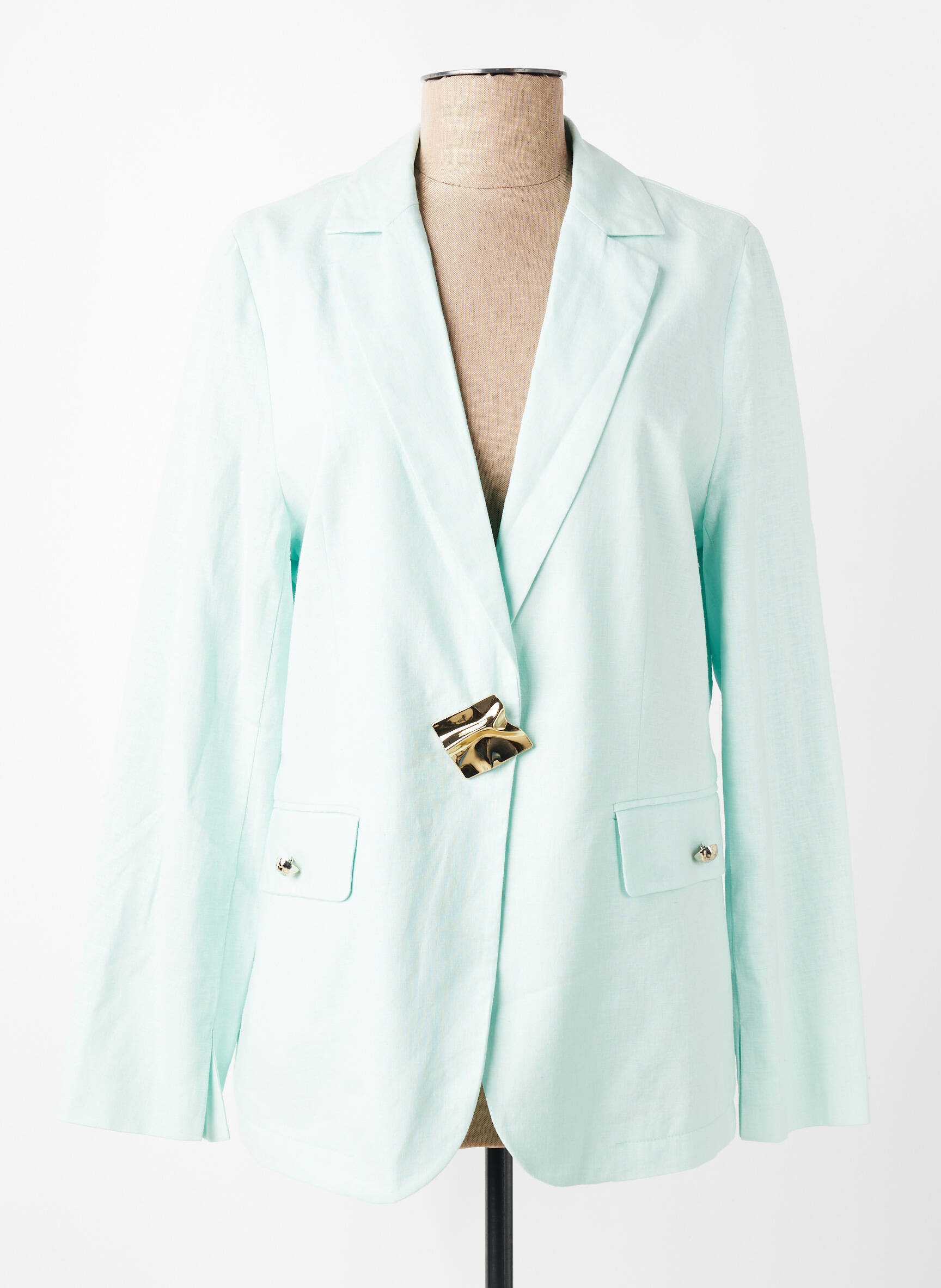 Blazer poches vert LESLIE femme