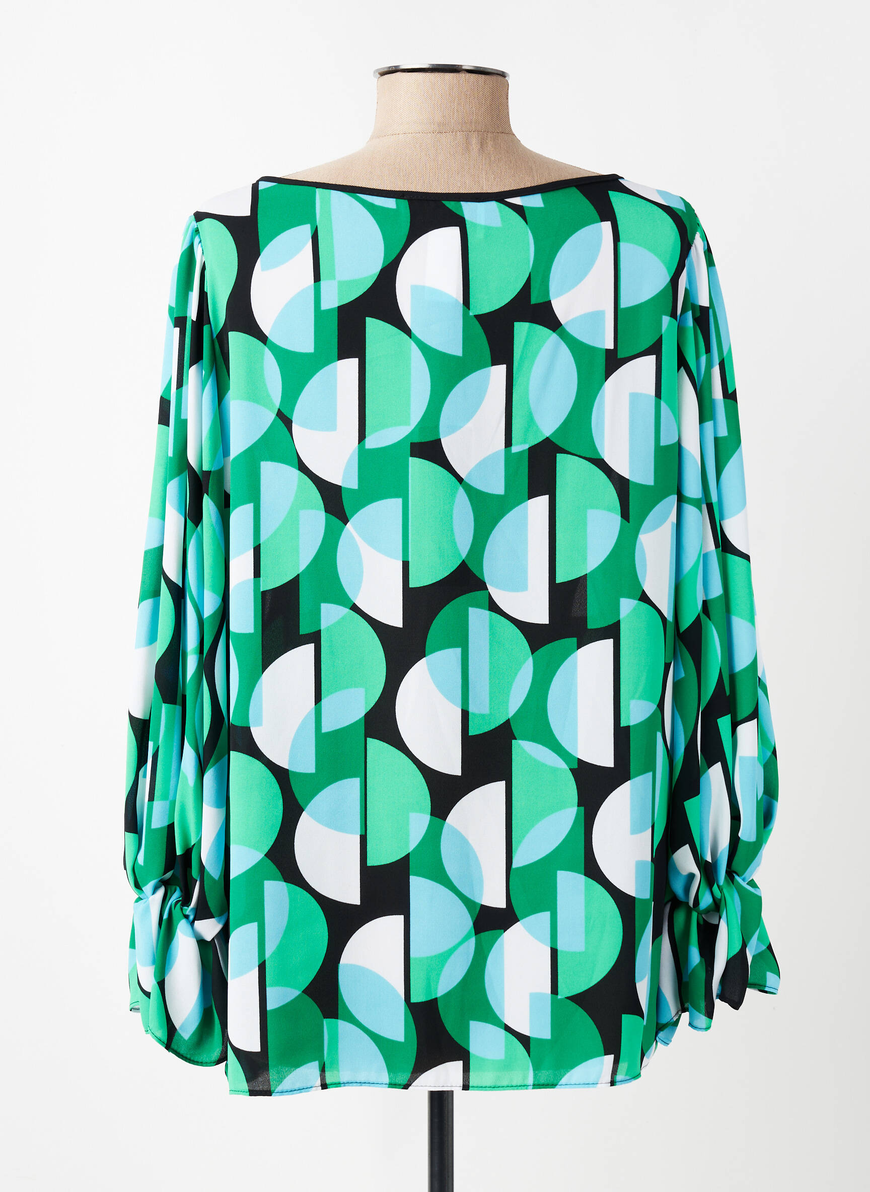 Blouse manches longues manches longues vert JOSEPH RIBKOFF femme