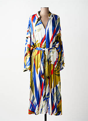 Robe longue manches longues manches longues bleu LOLA CASADEMUNT femme