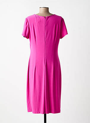 Robe mi-longue manches courtes manches courtes rose JOSEPH RIBKOFF femme