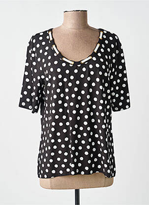 T-shirt stretch manches courtes noir ANANKE femme