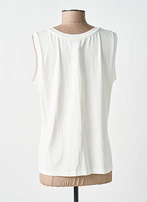 Débardeur coupe cintrée sans manche beige FUEGO WOMAN femme