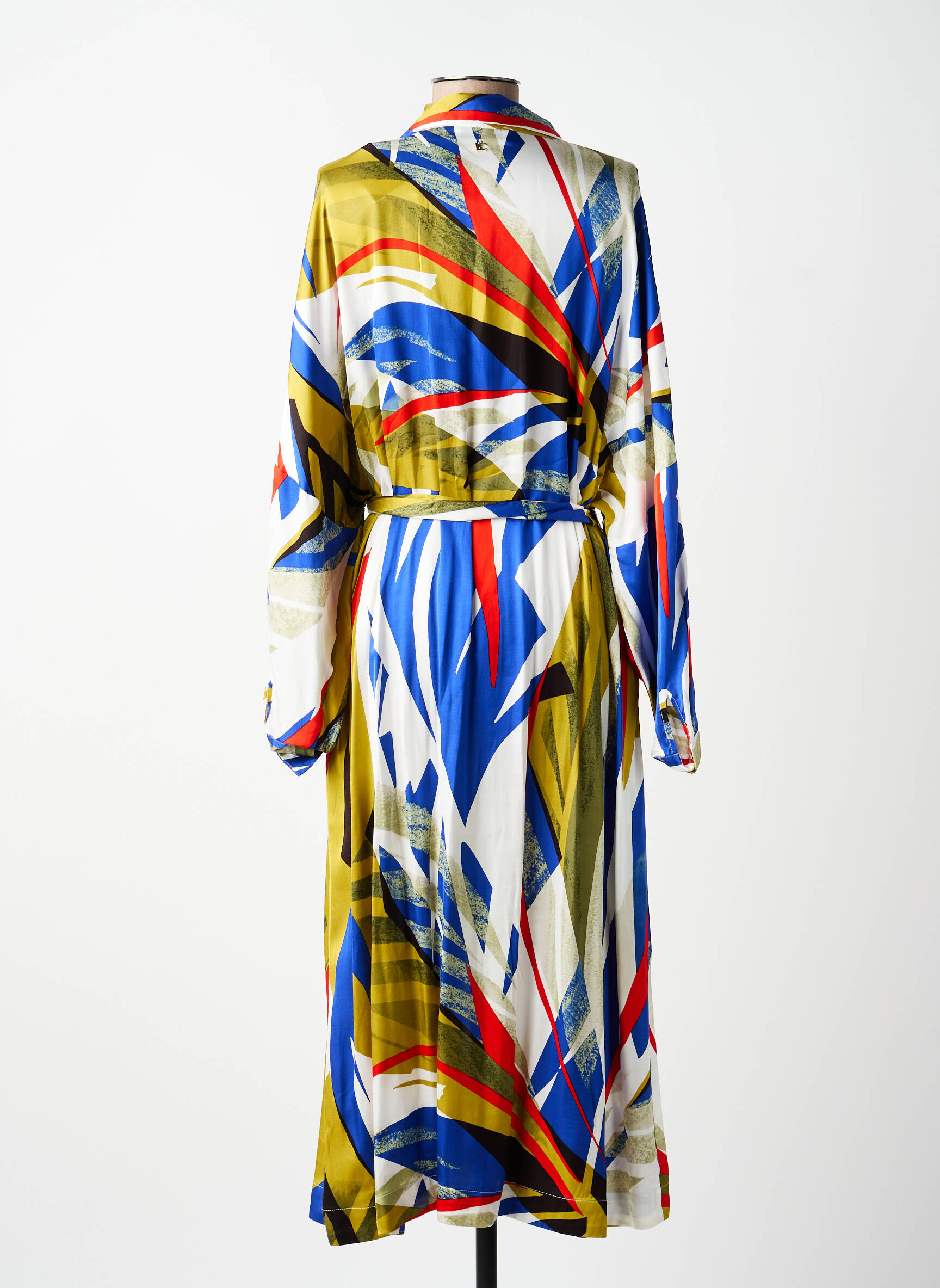 Robe longue manches longues manches longues bleu LOLA CASADEMUNT femme