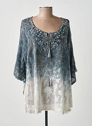 Top stretch manches longues gris MERI & ESCA femme