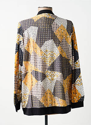 Veste casual col rond jaune BAGORAZ femme