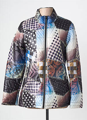Doudoune manches longues sans capuche bleu MERI & ESCA femme