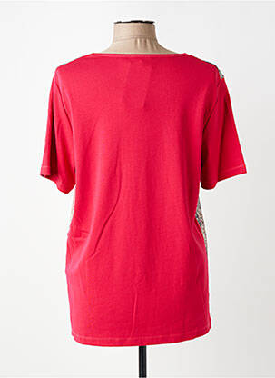 T-shirt imprimé fantaisie manches courtes rouge BAGORAZ femme
