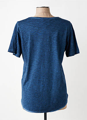 T-shirt coupe cintrée manches courtes bleu MERI & ESCA femme