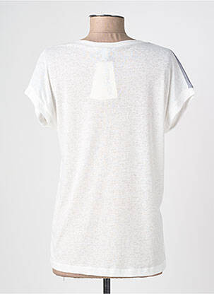T-shirt imprimé fantaisie manches courtes blanc MERI & ESCA femme