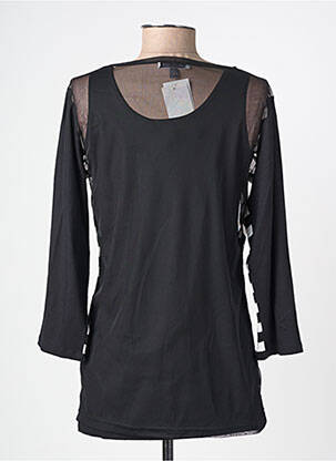 Twin-set col rond noir MERI & ESCA femme