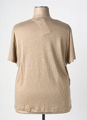 T-shirt imprimé fantaisie manches courtes marron BAGORAZ femme