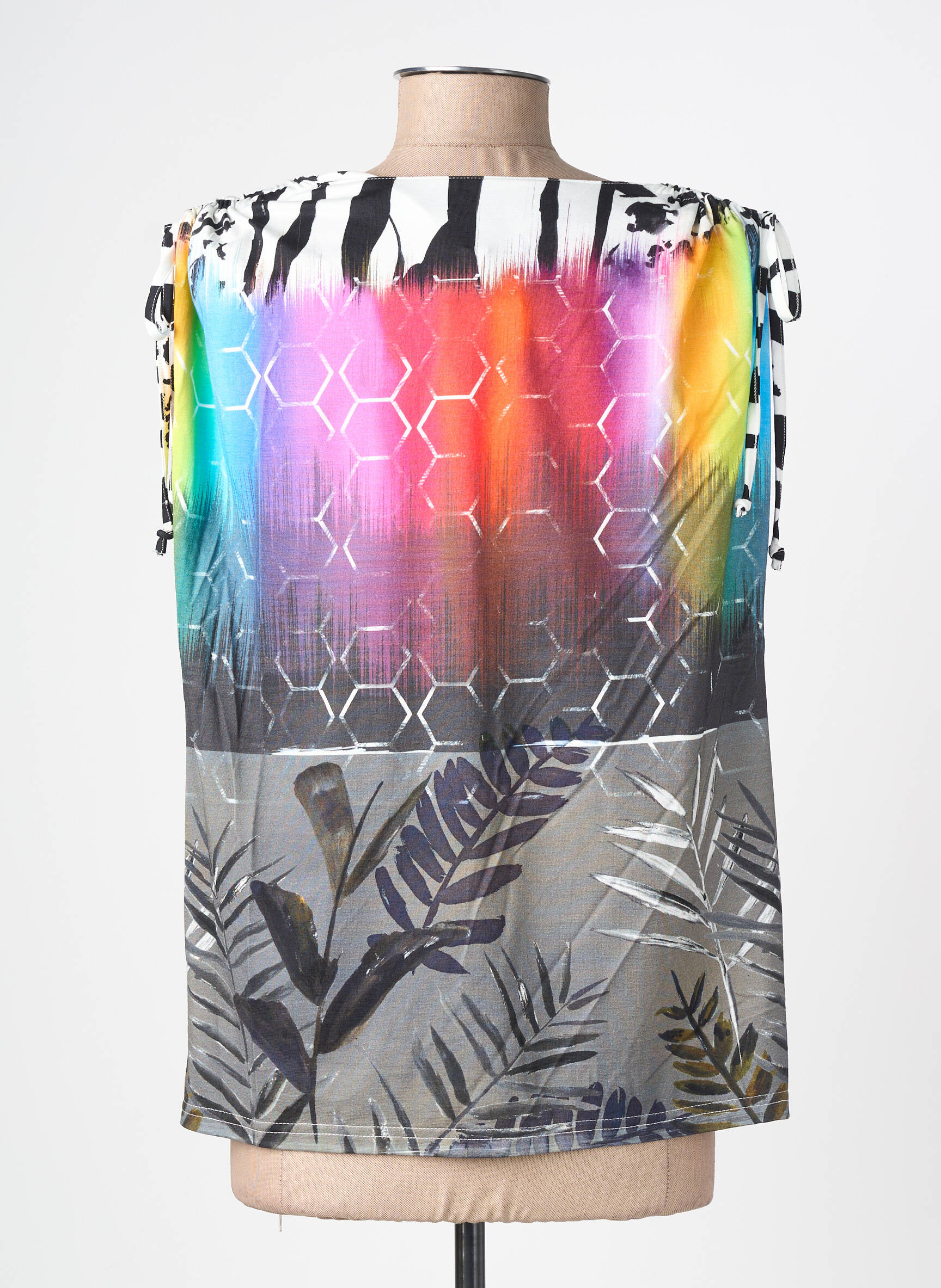 Top stretch manches courtes noir MERI & ESCA femme