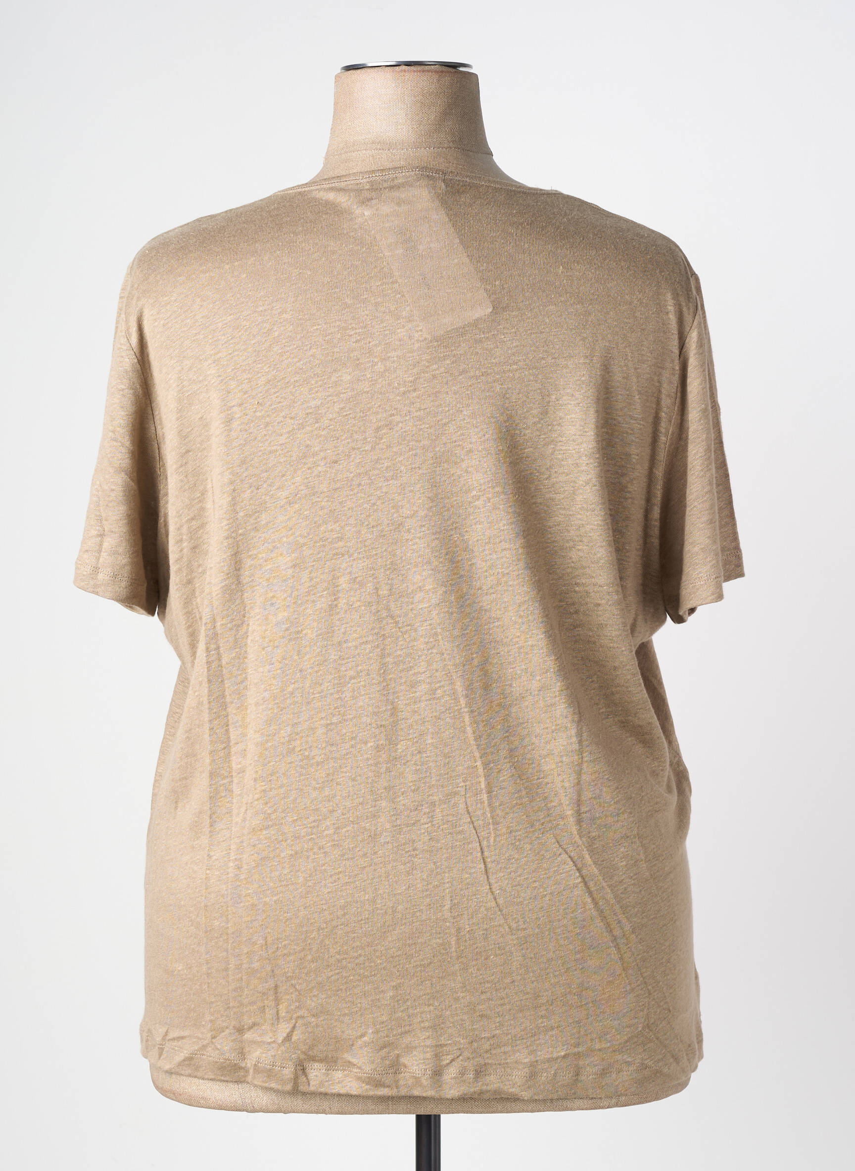 T-shirt imprimé fantaisie manches courtes marron BAGORAZ femme