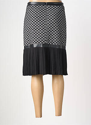 Jupe mi-longue taille normale noir FRANCE RIVOIRE femme