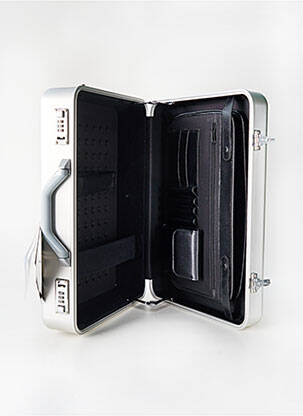 Sac de voyage forme rectangulaire argent DAVIDTS homme
