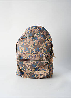 Sac à dos poches marron EASTPAK femme