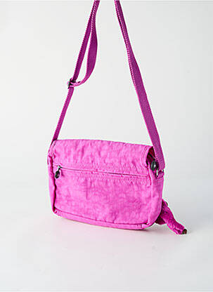 Sac multipoches forme rectangulaire violet KIPLING femme
