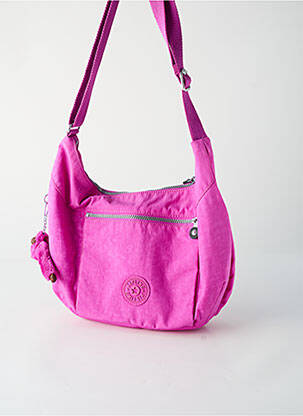 Sac fermeture zippée forme rectangulaire violet KIPLING femme