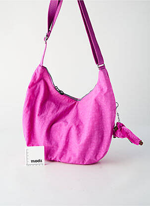 Sac fermeture zippée forme rectangulaire violet KIPLING femme