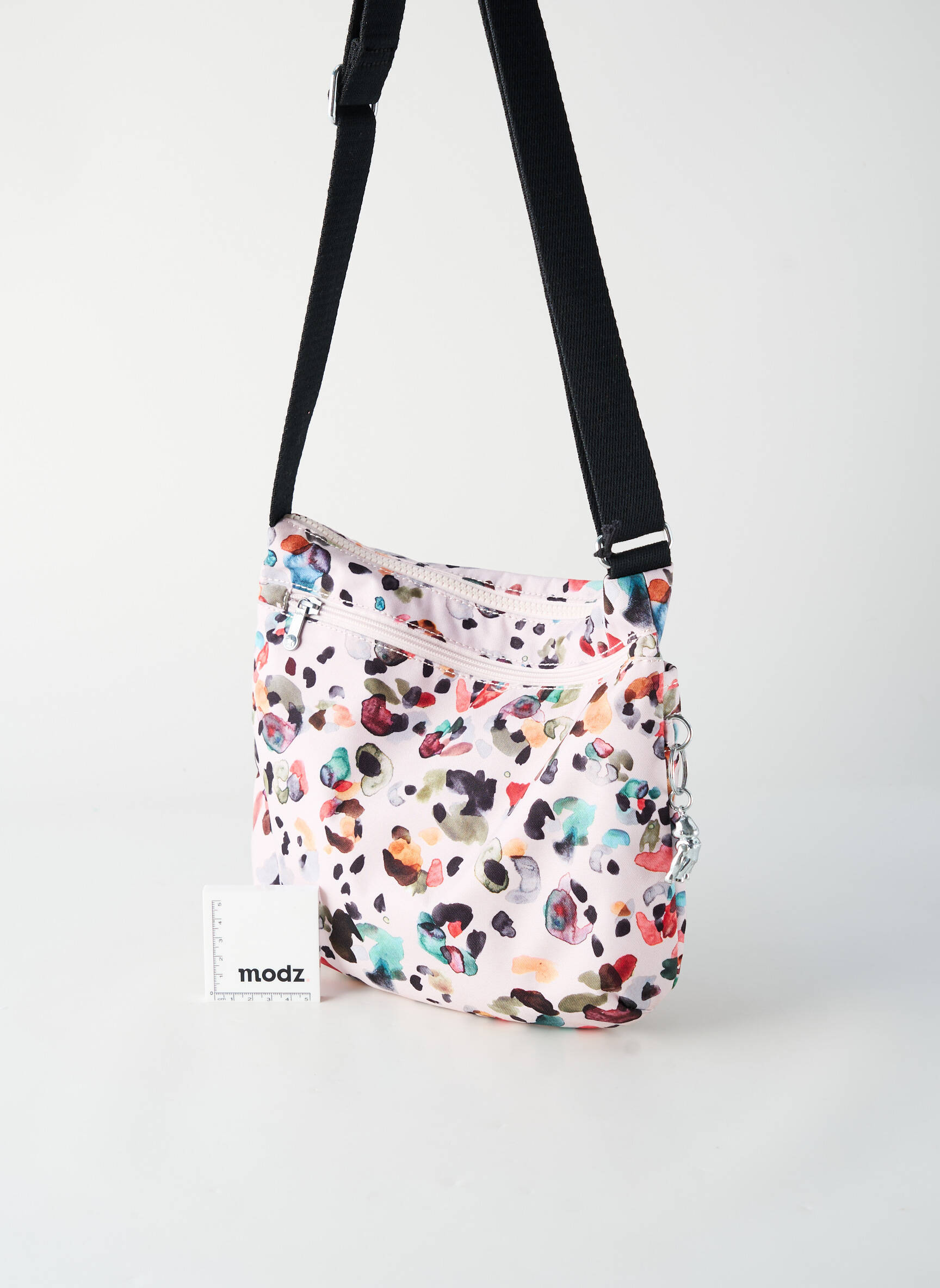 Sac fermeture zippée forme rectangulaire blanc KIPLING femme
