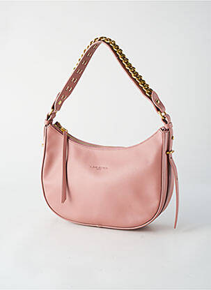 Sac fermeture zippée forme rectangulaire rose LANCASTER femme