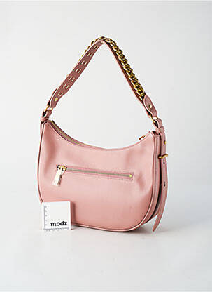 Sac fermeture zippée forme rectangulaire rose LANCASTER femme