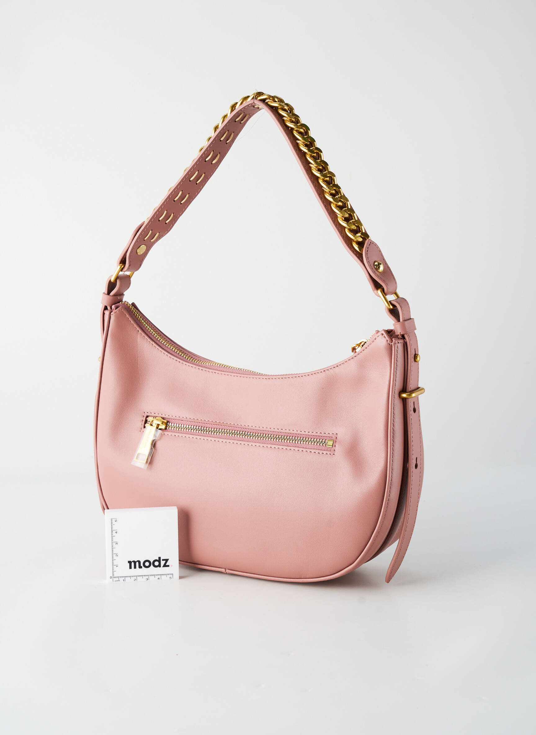 Sac fermeture zippée forme rectangulaire rose LANCASTER femme