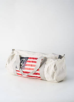 Sac de voyage fermeture zippée beige KOTHAI homme