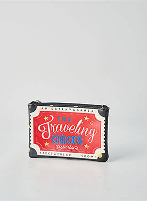 Porte-monnaie imprimé fantaisie rouge VENDULA LONDON femme