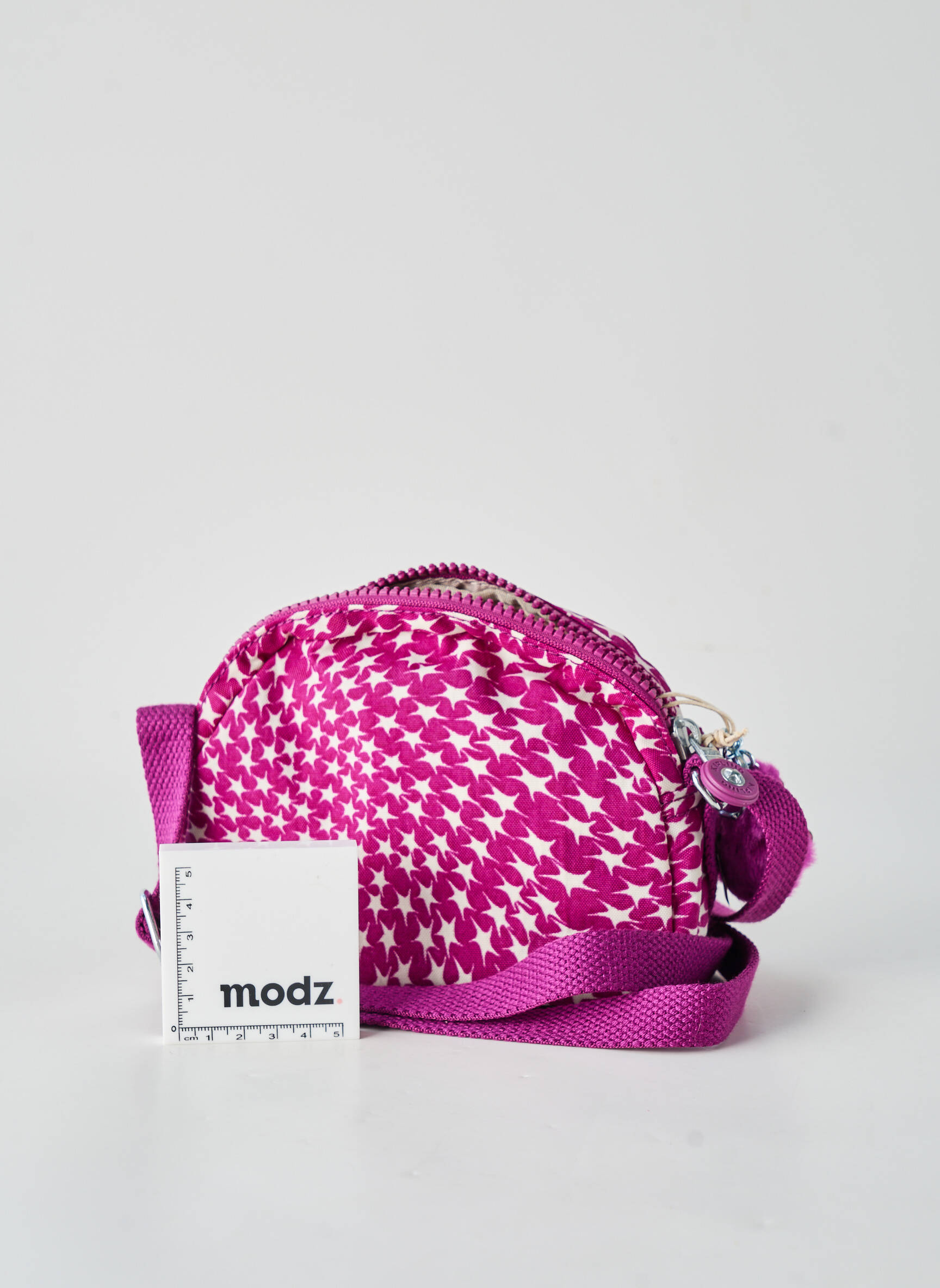 Sac fermeture zippée forme rectangulaire violet KIPLING femme
