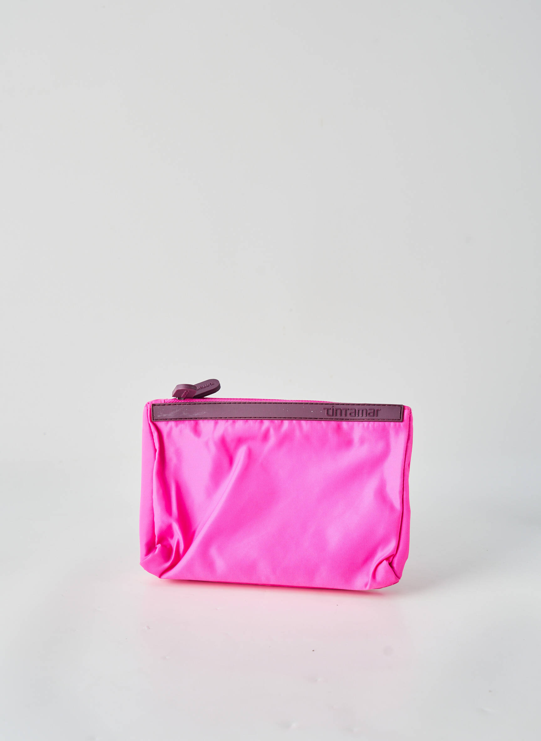 Trousse effet matière satinée rose TINTAMAR femme