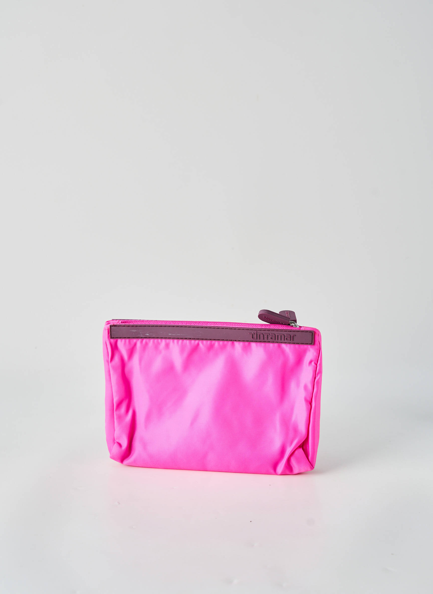 Trousse effet matière satinée rose TINTAMAR femme