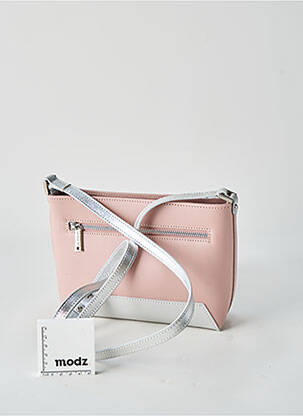 Sac fermeture zippée forme rectangulaire rose LANCASTER femme