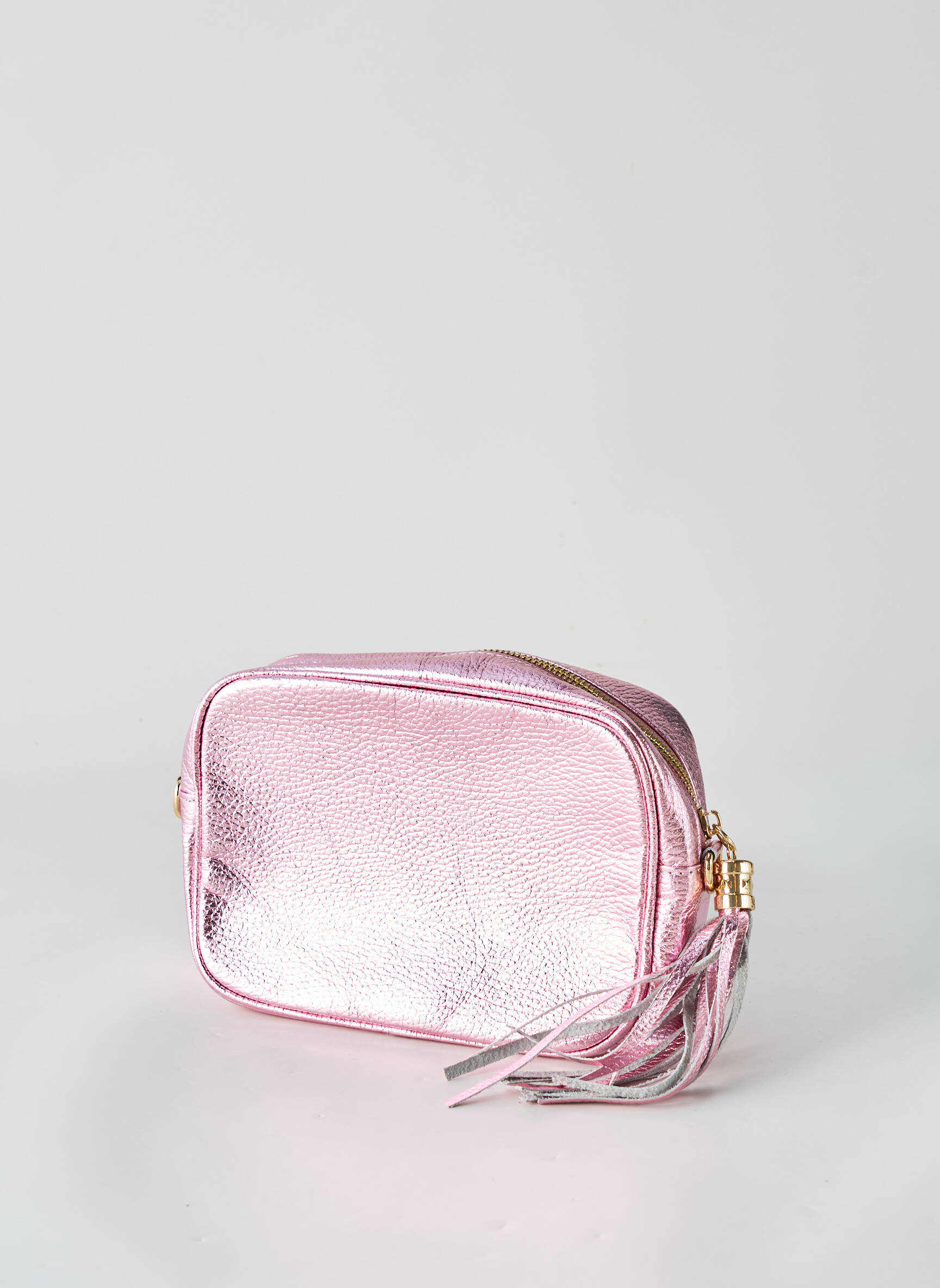 Sac fermeture zippée forme rectangulaire rose LANGO'S femme