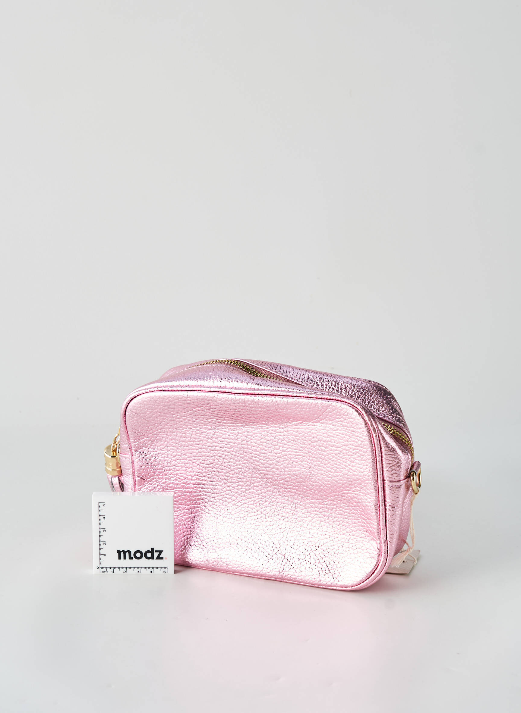 Sac fermeture zippée forme rectangulaire rose LANGO'S femme