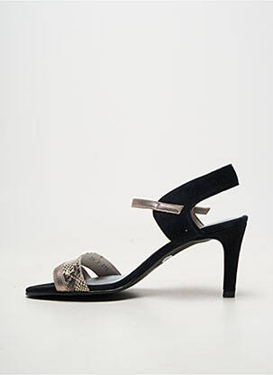 Sandales/nu pieds fermeture boucle(s) talon de 7 à 9cm noir BRENDA ZARO femme