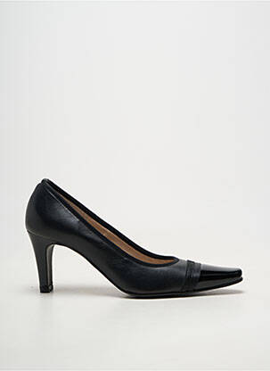 Escarpins matière lisse talon de 7 à 9cm noir BRENDA ZARO femme