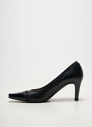 Escarpins matière lisse talon de 7 à 9cm noir BRENDA ZARO femme