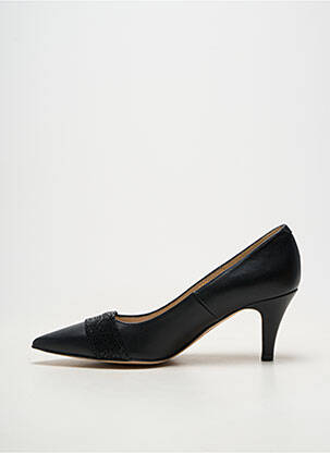 Escarpins matière lisse talon de 7 à 9cm noir BRENDA ZARO femme