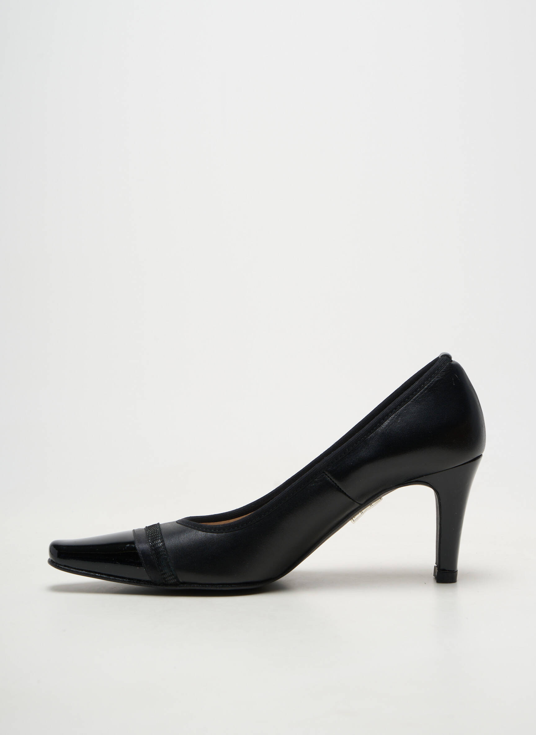 Escarpins matière lisse talon de 7 à 9cm noir BRENDA ZARO femme