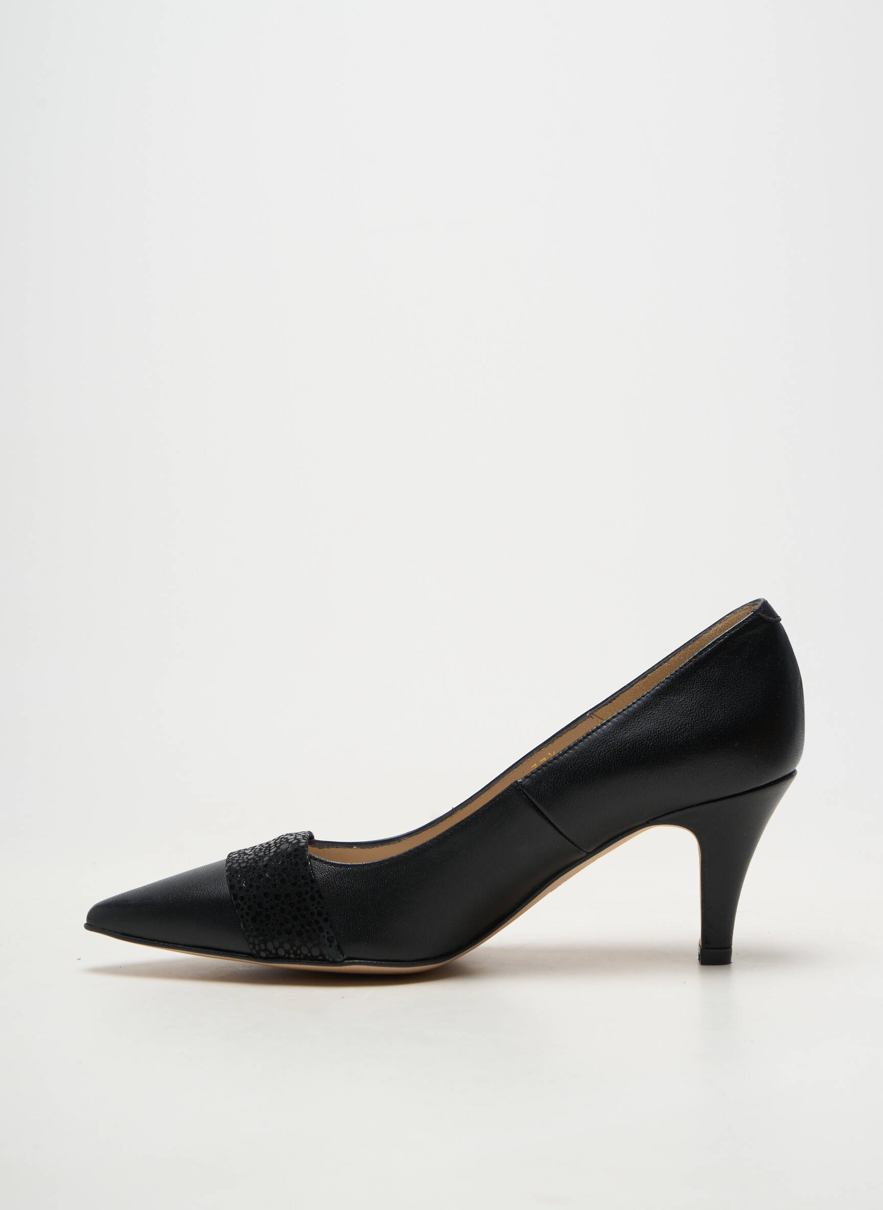 Escarpins matière lisse talon de 7 à 9cm noir BRENDA ZARO femme