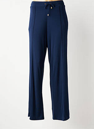 Pantalon droit stretch bleu ANANKE femme