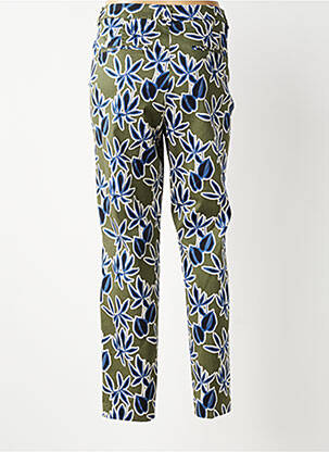 Pantalon droit stretch taille normale vert GARDEUR femme