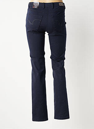 Pantalon droit stretch taille normale bleu TONI femme