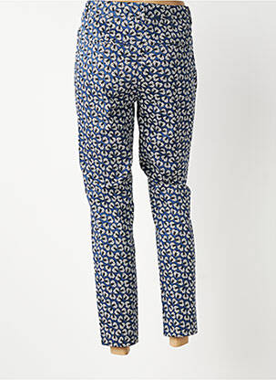 Pantalon slim tissage popeline taille normale bleu GARDEUR femme