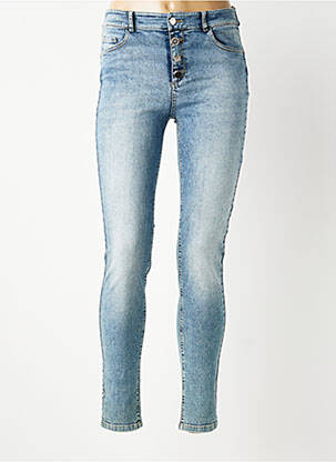 Jeans skinny taille normale taille normale bleu LESLIE femme