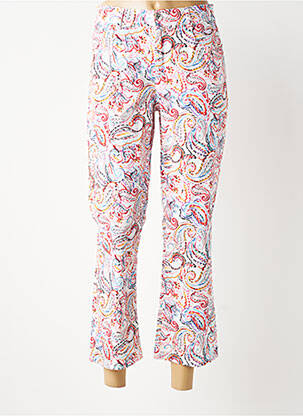 Pantalon flare stretch taille normale rose GARDEUR femme