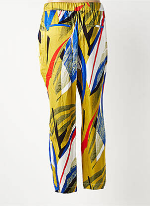 Pantalon droit taille élastique taille normale vert LOLA CASADEMUNT femme