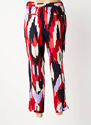 Pantalon droit taille élastique taille normale rouge LOLA CASADEMUNT femme