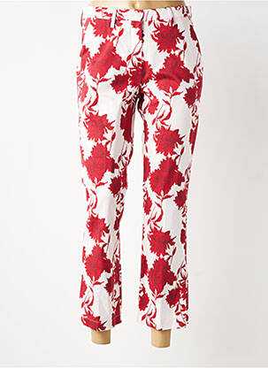 Pantalon 7/8 stretch taille normale rouge GARDEUR femme